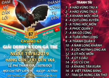 Giải đá gà 19/9